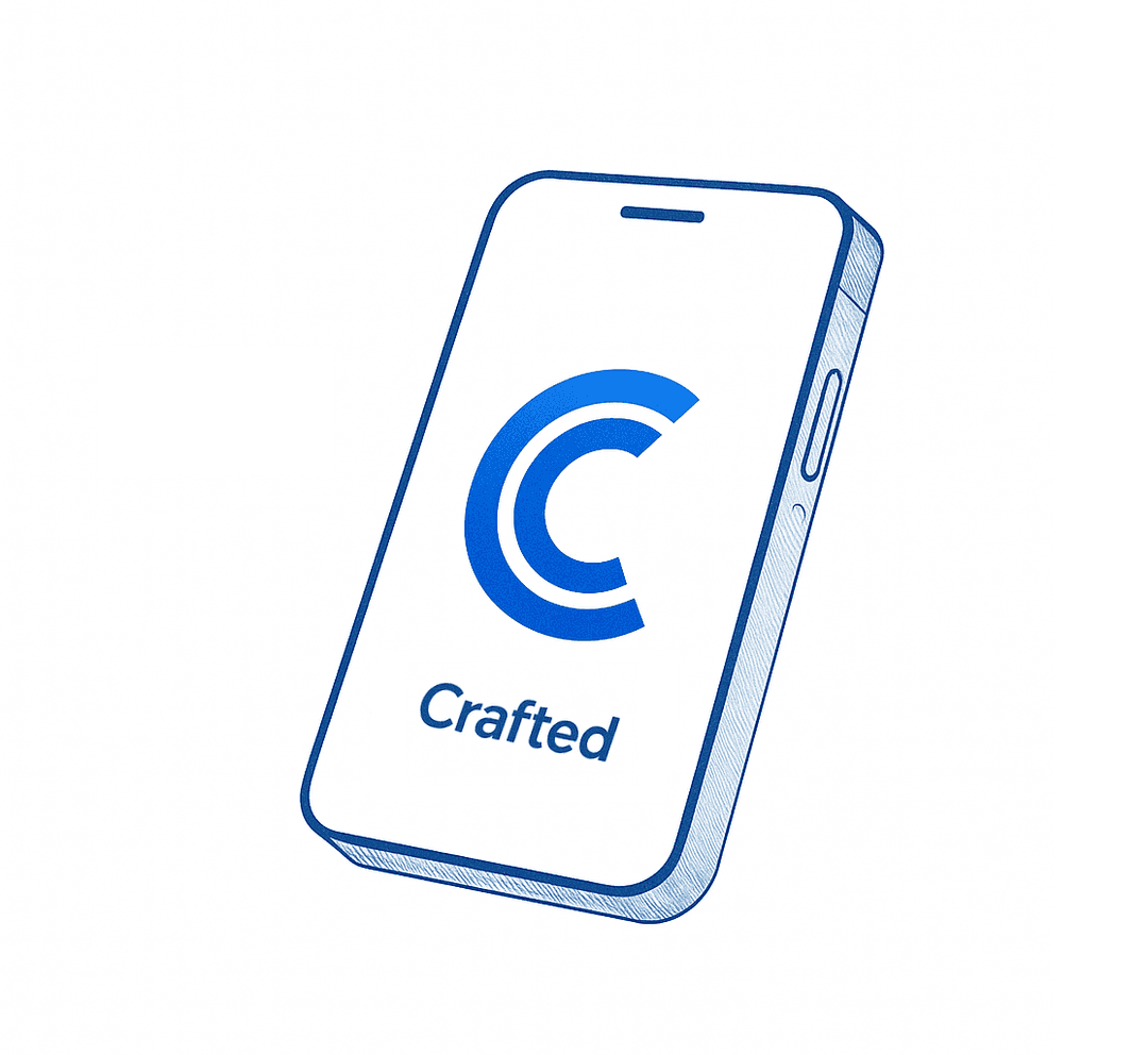 Crafted app on phone